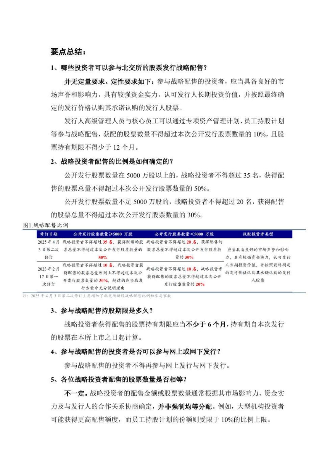 北交所战略配售第 1 页